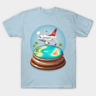 Cartoon Summer Cristal Ball T-Shirt